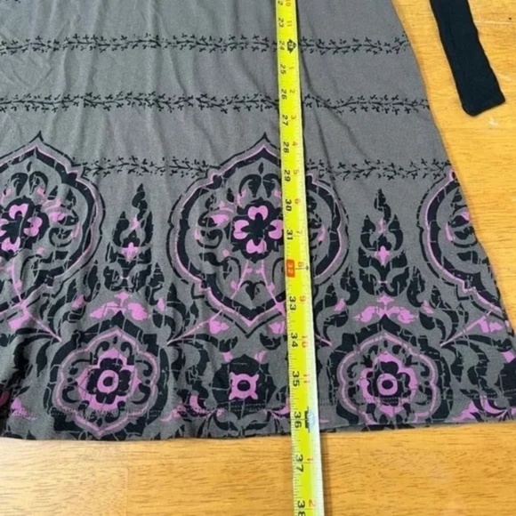 Athleta Santorini Brown Tank Midi Dress V Neck Waist Tie Built in Bra, Size S - Picture 8 of 8